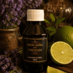 Essência Lavanda e Lima Vela 100 ml