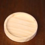 Pires de madeira redondo com 9 cm