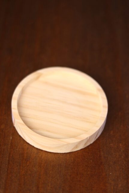 Pires de madeira redondo com 9 cm