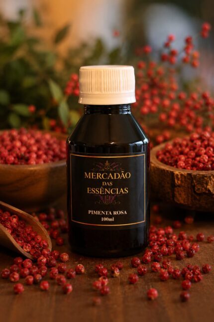 Essência Pimenta Rosa 100ml Mercadão das Essências