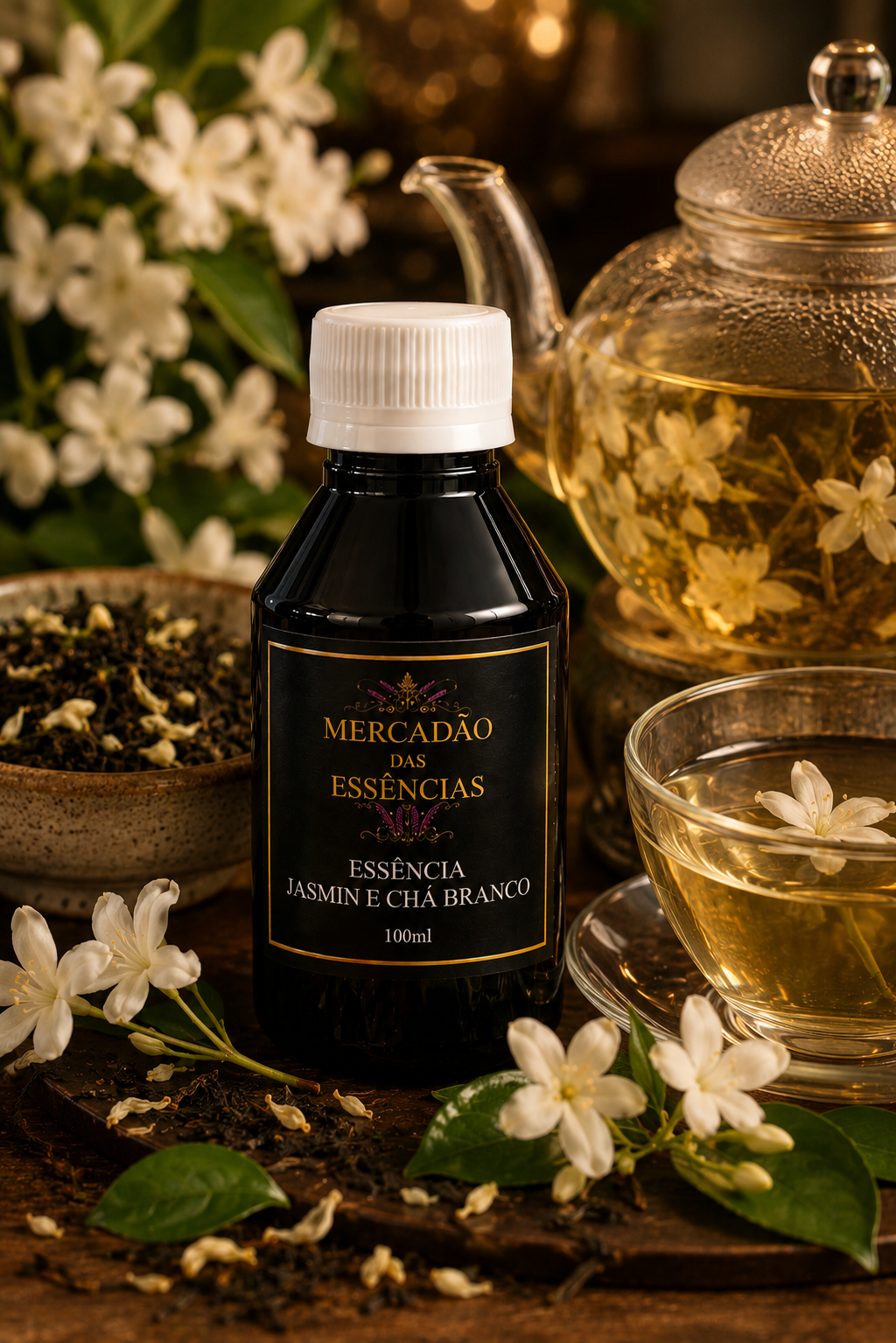 jasmin Essência Jasmim e Chá Branco 100 ml - Imagem 1
