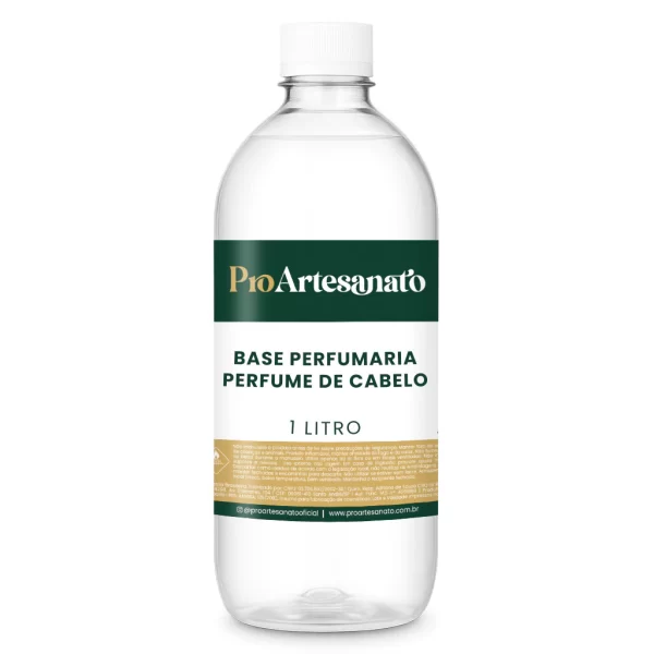 base para perfume de cabelo