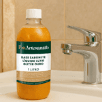 Base Sabonete Glitter Pro Artesanato Dourado 1l