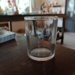 Copo Vidro Vela Transp 70 ml