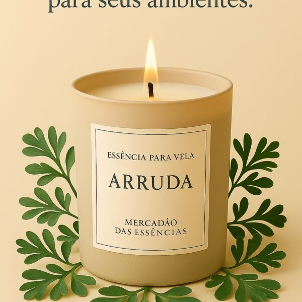 Essência Arruda Vela 100 ml
