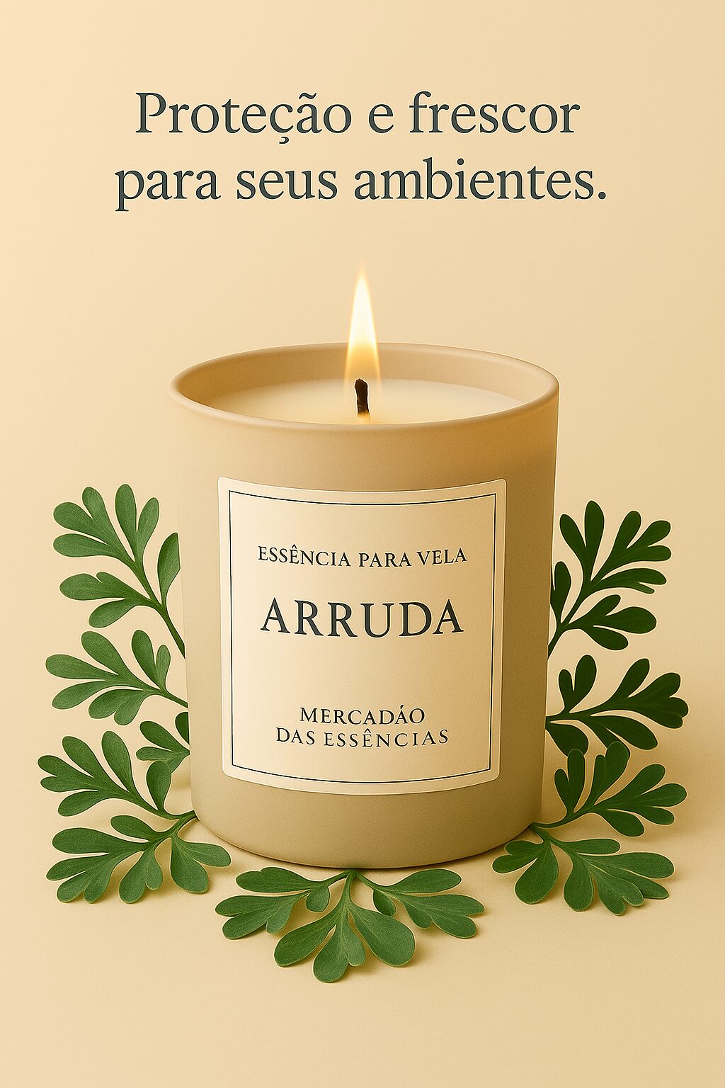 Essência Arruda Vela 100 ml