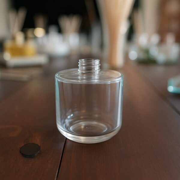 Frasco de Vidro Áurea 300 ml R28/410 – Sofisticação e Funcionalidade para suas Essências