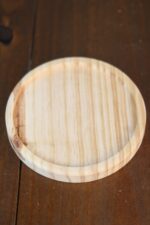Bandeja Redonda Madeira 17 cm