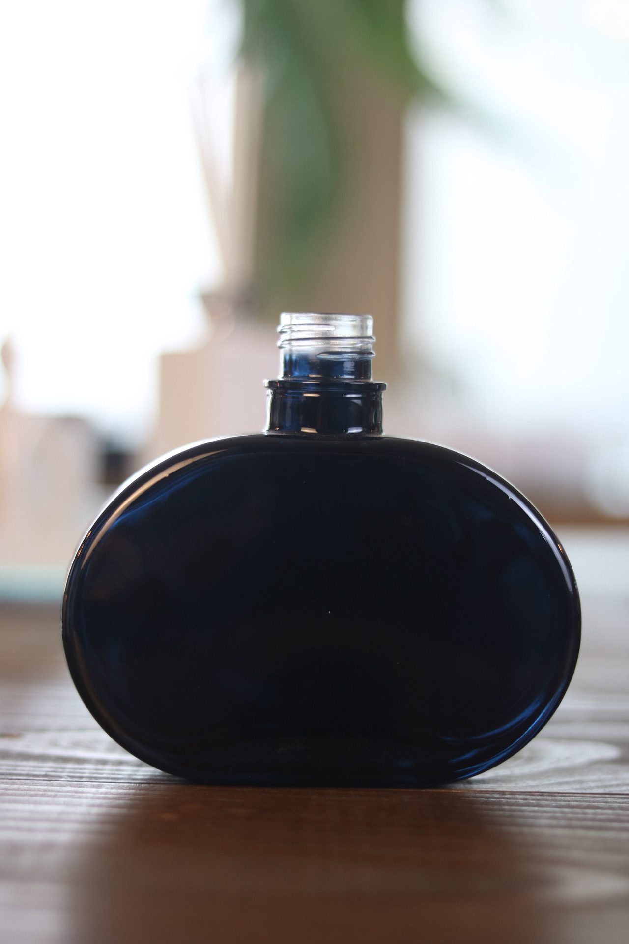 Frasco Vidro Jolie 300ml R28/410 Preto Azulado