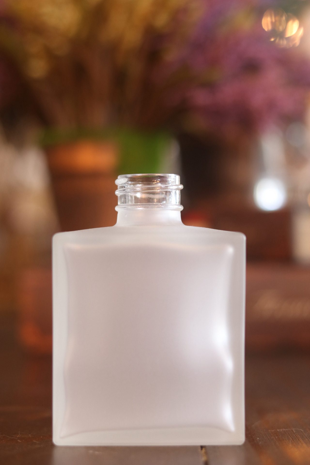 Frasco Vidro Cubo Fosco 250 ml R28/410