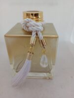 Pingente Torcel Branco Franja e Cristal Com Dourado - Imagem 2