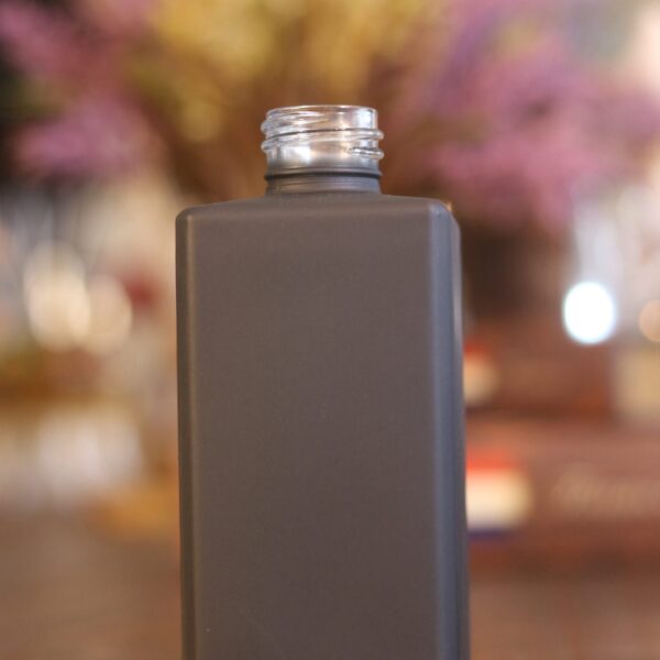 Frasco Vidro Square Chumbo 250ml R28/410