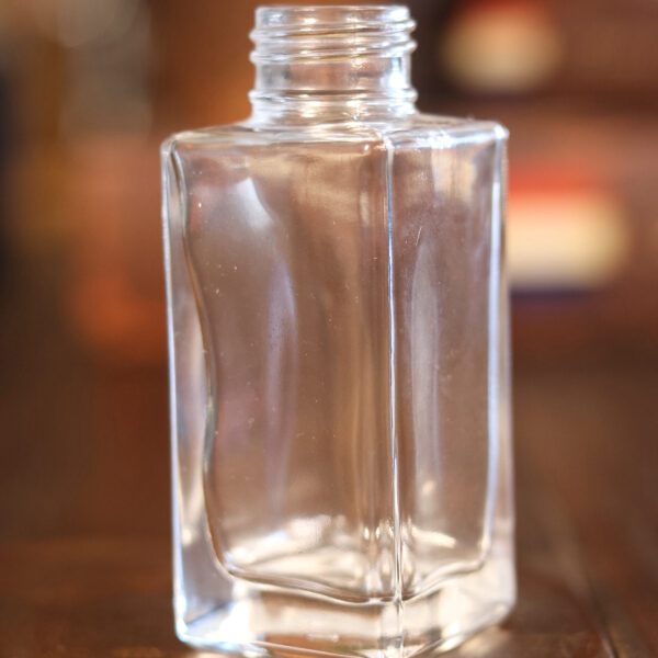 Frasco Vidro Square Transparente 60ml R24/410