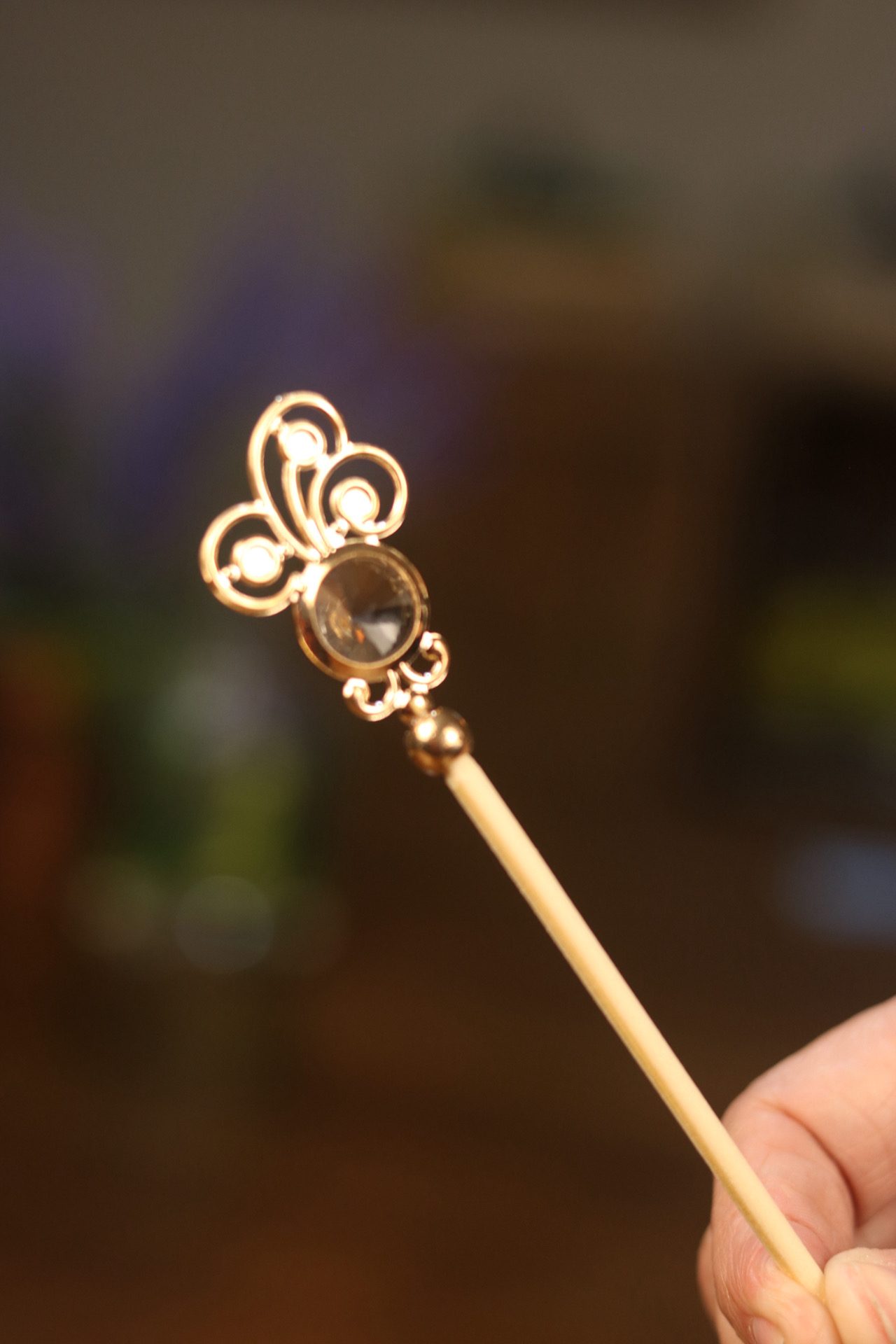 Vareta Decorativa Dourada