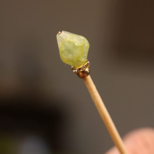 Vareta Decorativa Pedra Verde