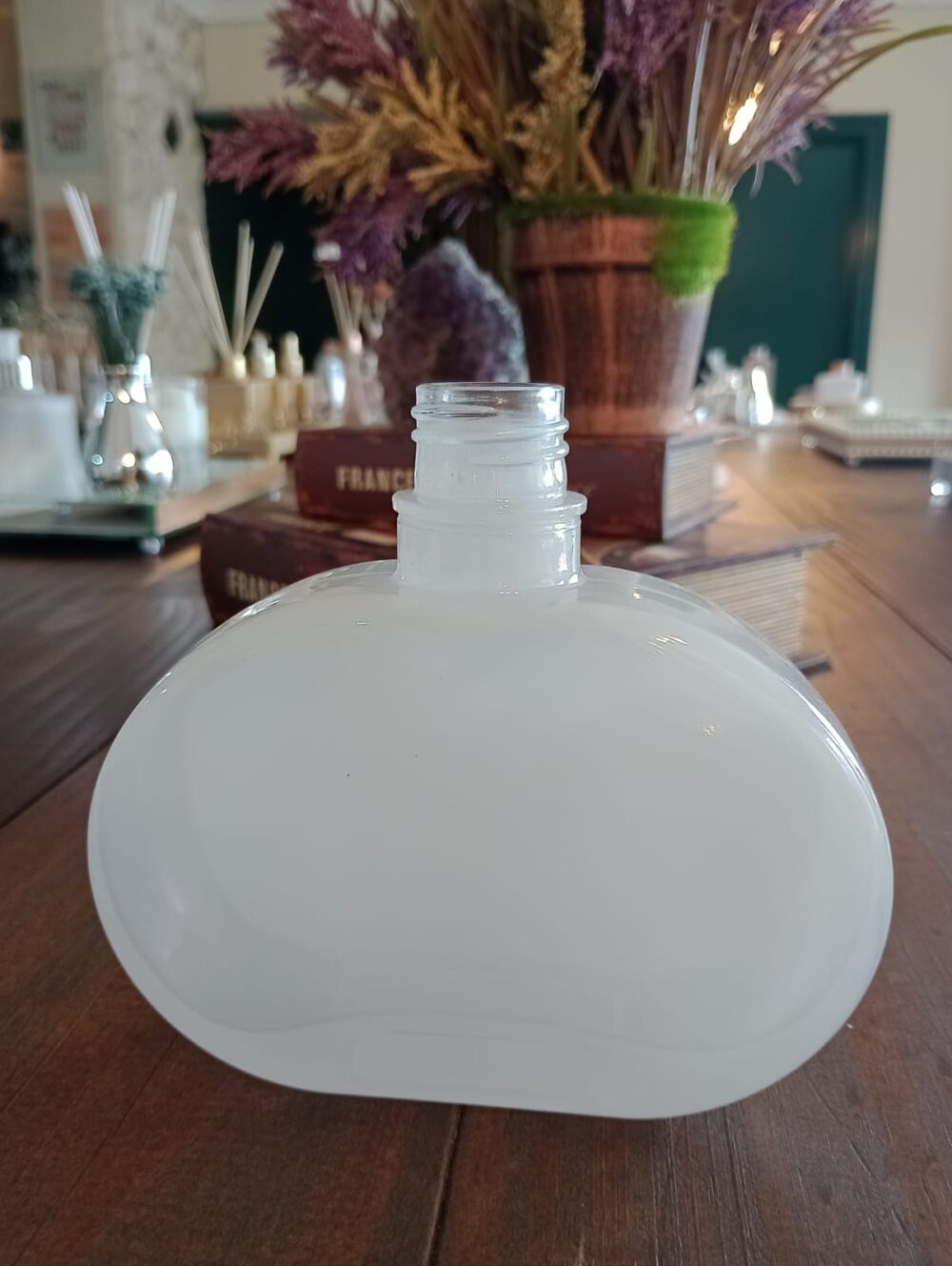 Frasco Vidro Jolie 300 ml R28/410 Branco