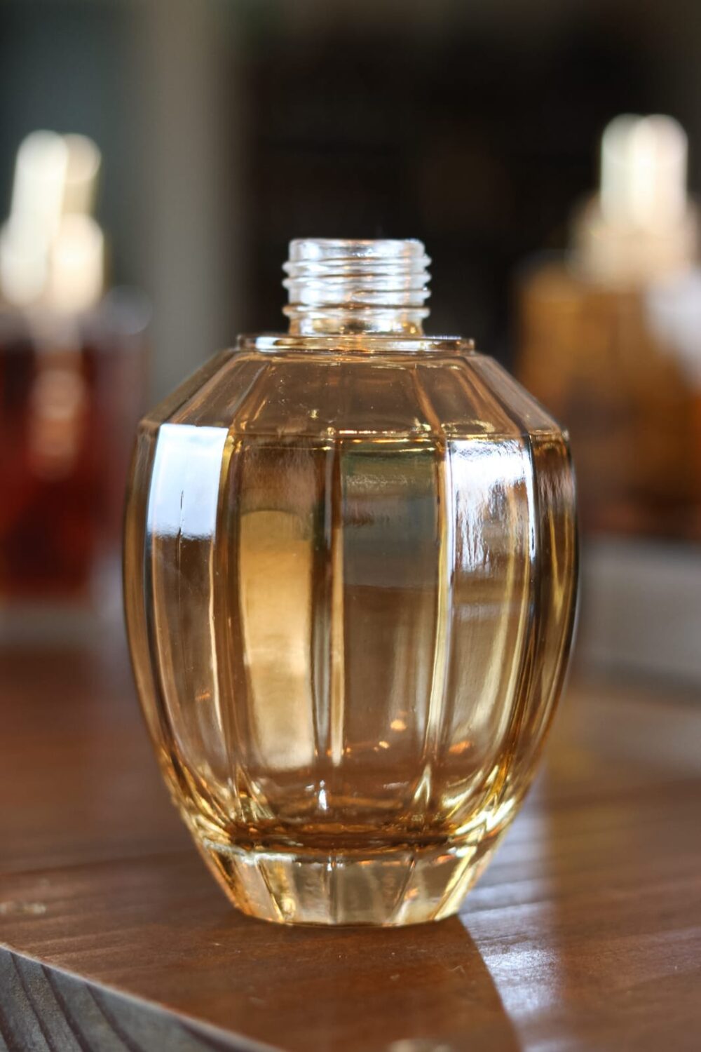 Frasco Vidro Turmalina Ambar 340ml R28/410