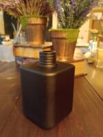 Frasco Vidro Garrafa Mini Texas Fosca Preta 250 ml R28/410