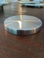 Tampa Alumínio Prata Para Copo De Vela 265ml