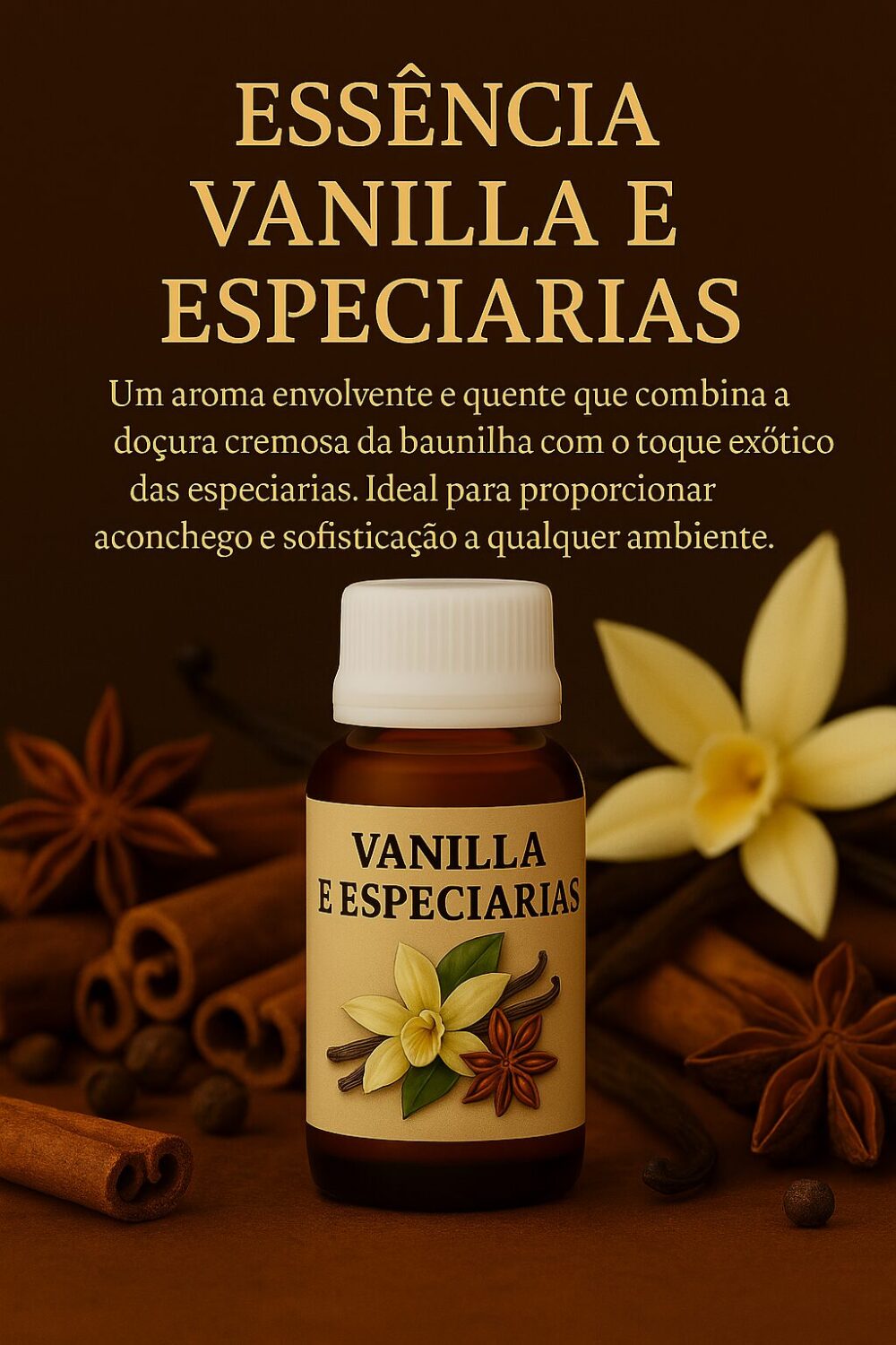 Essência Vanilla e Especiarias 100 ml