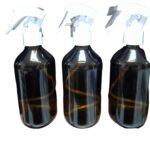 Frasco Vidro Ambar 250ml Com Gatilho Branco R24/410 - Imagem 2