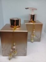 Frasco Vidro Cubo Degrade Rose Gold 250ml R28/410 - Imagem 2