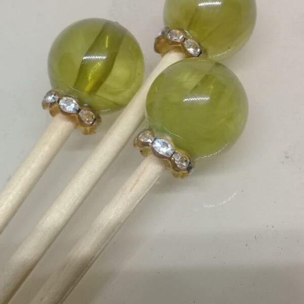 Vareta Bola Cristal Verde Unidade