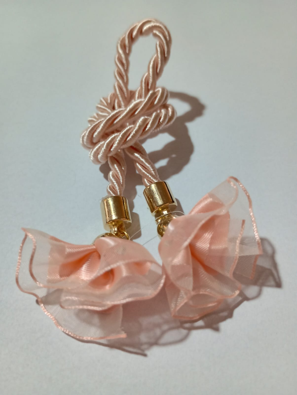 Pingente Torcel Rosa Flor e Flor Dourado