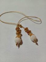 Pingente Correntinha Dourada Perolas