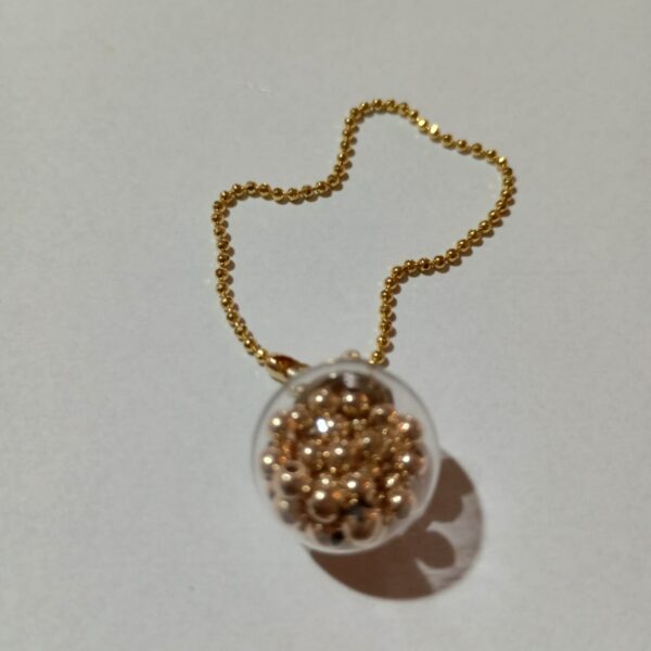 Pingente Correntinha Dour Bolinha Vidro