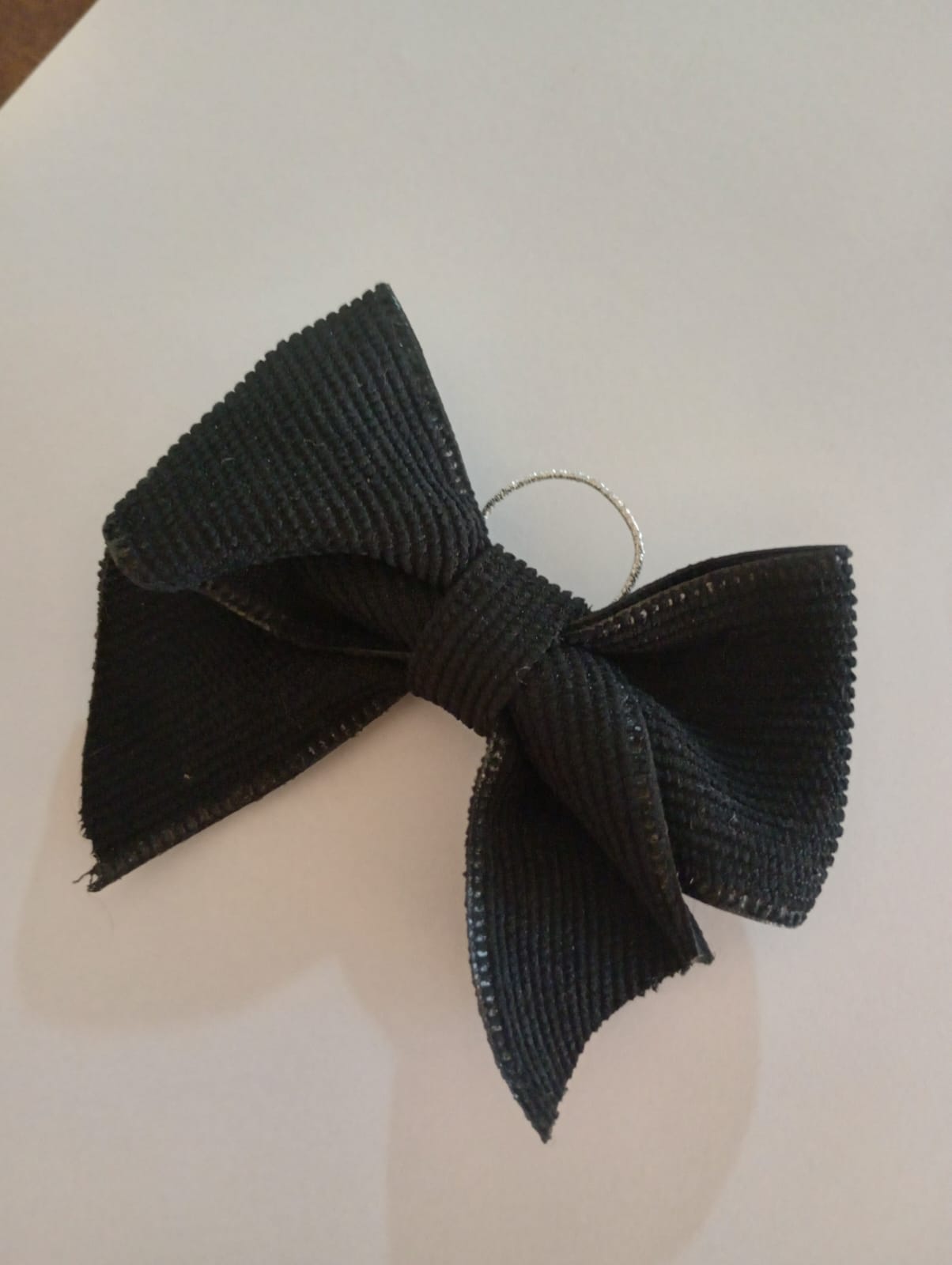 Pingente Laço Veludo Preto