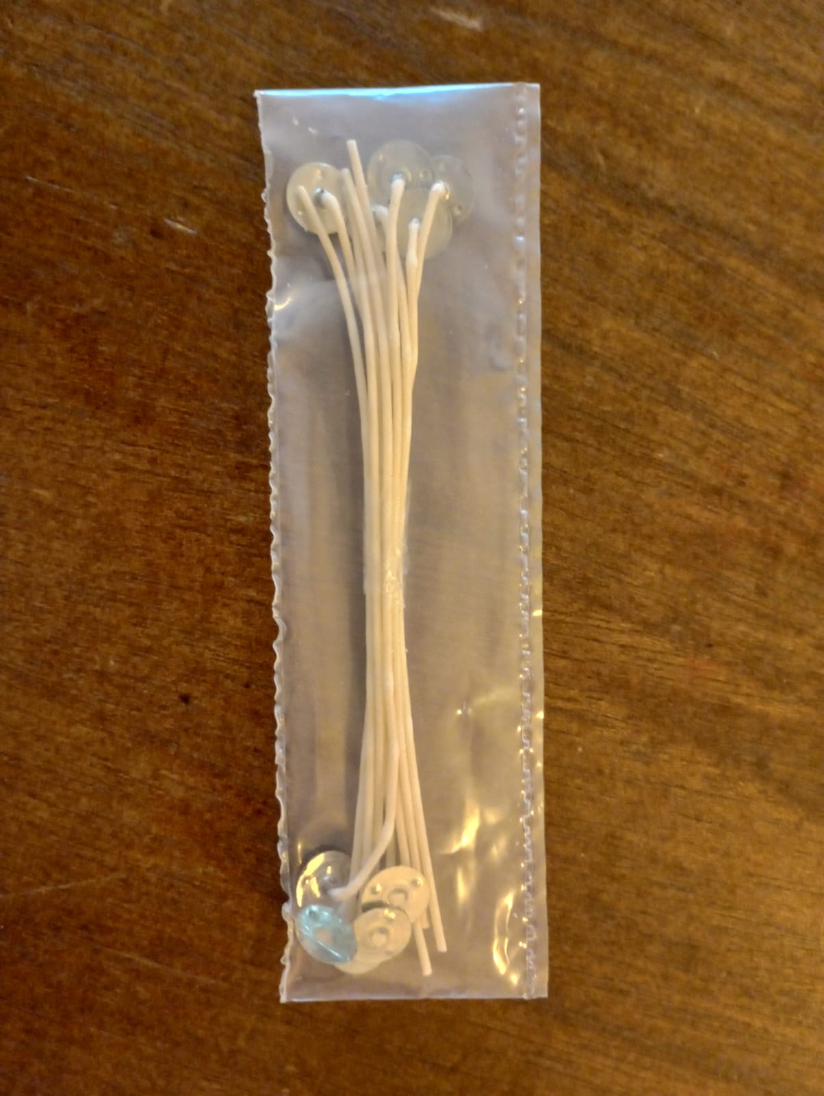 Pavio de Algodão para velas com ilhós 10unidades