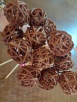 Vareta Bola Ratan Marron Unidade