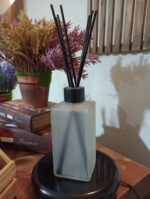 Frasco Vidro Square Fosco Esverdeado 250ml - Imagem 2