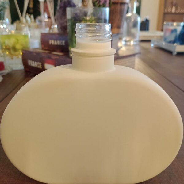 Frasco Vidro Jolie 300 ml R28/410 Off White Fosco