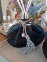 Pingente Torcel Cinza Strass Perola Franja - Imagem 3