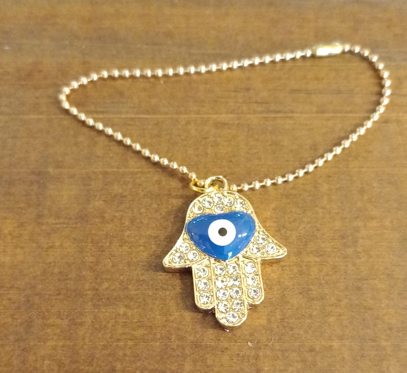 Pingente Mão De Fatima Dourado