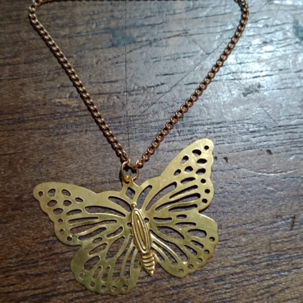 Pingente Borboleta Dourado
