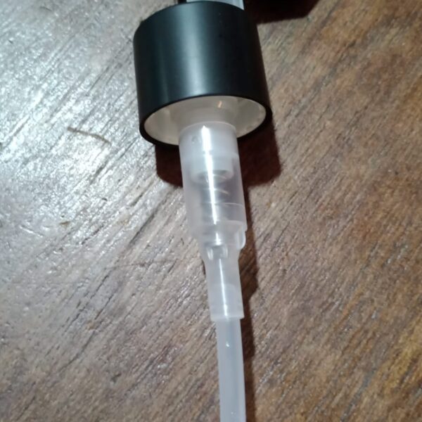 Válvula Pump Saboneteira Luxo Preta Fosca R28/410