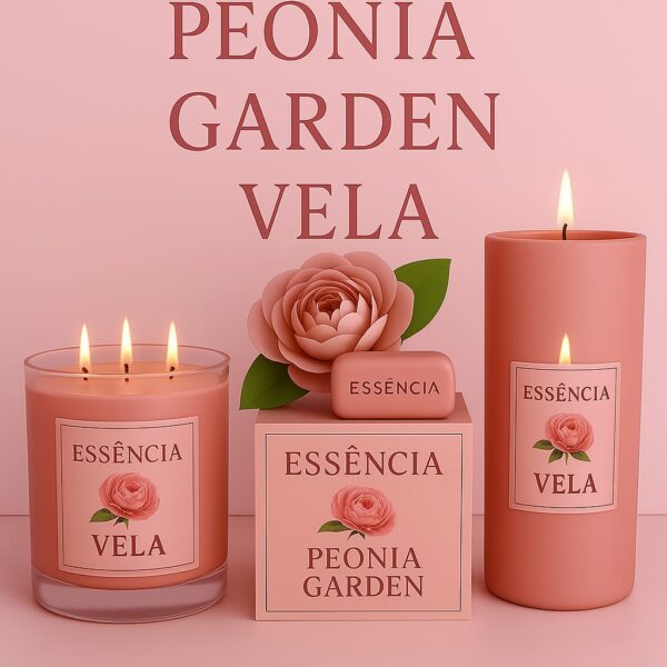 Essência Peônia Garden 100 ml Vela