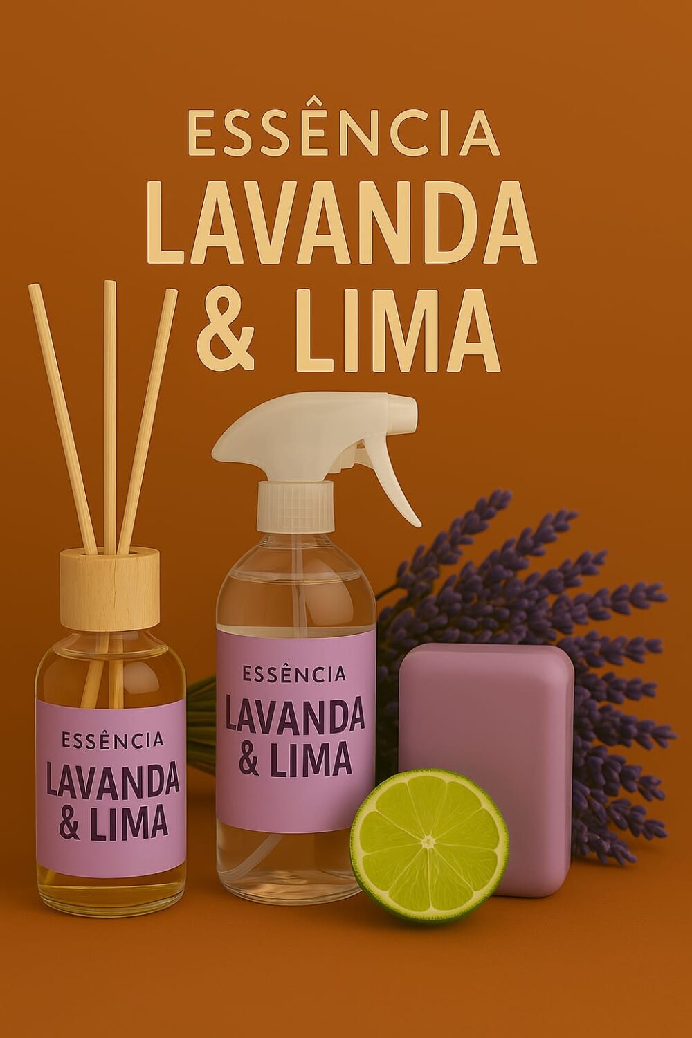 Essência Lavanda e Lima 100 ml