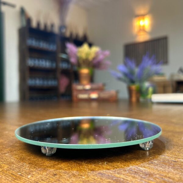 Bandeja Redonda Espelho 15x15