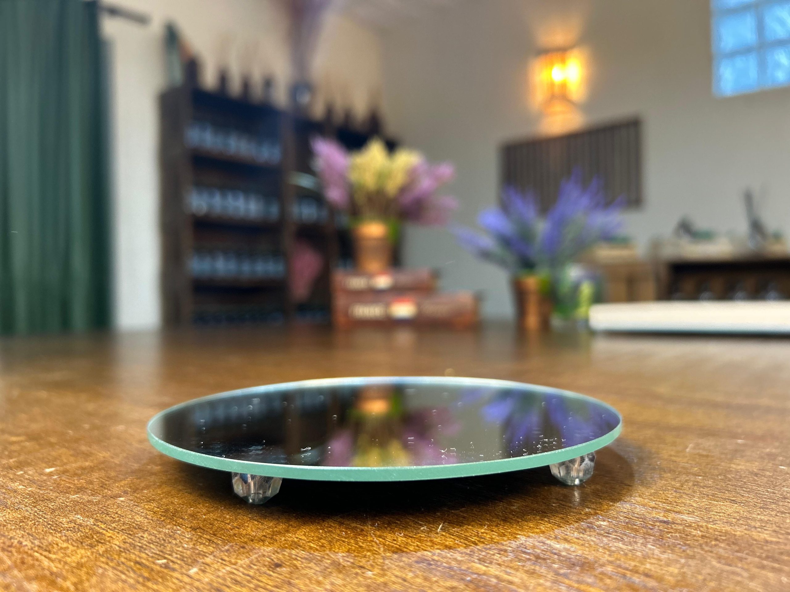 bandeja redonda espelho Bandeja Redonda Espelho 15x15 - Imagem 1