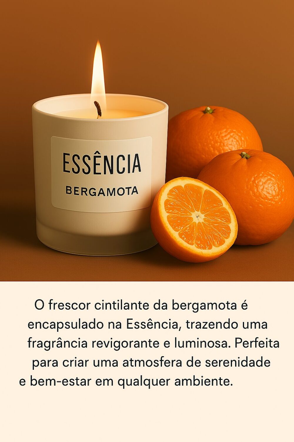 Essência Bergamota Vela 100 ml