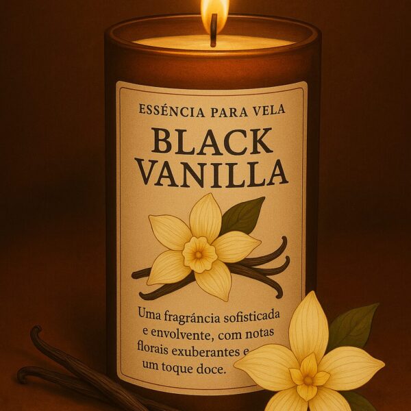 Essência Black Vanilla Vela 100 ml