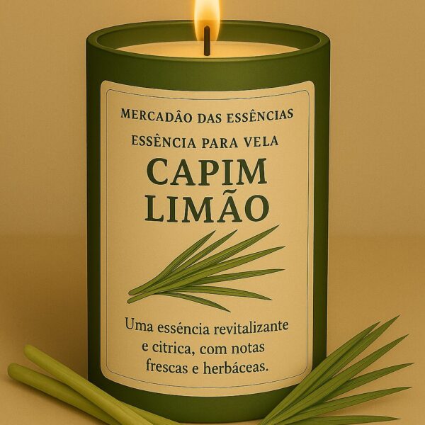 Essência Capim Limão Vela 100 ml