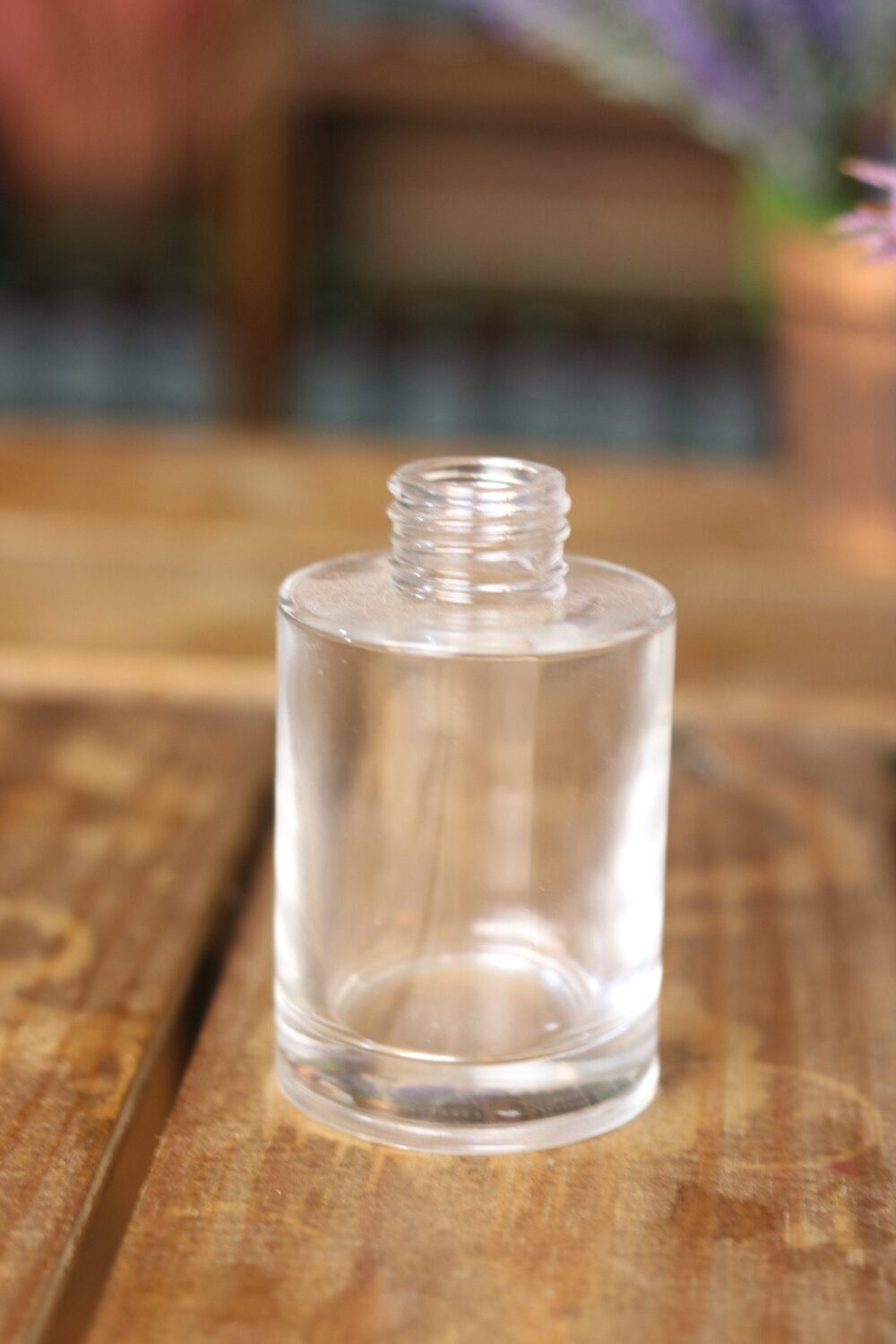 Frasco Vidro Circular Transparente 130ml R28/410