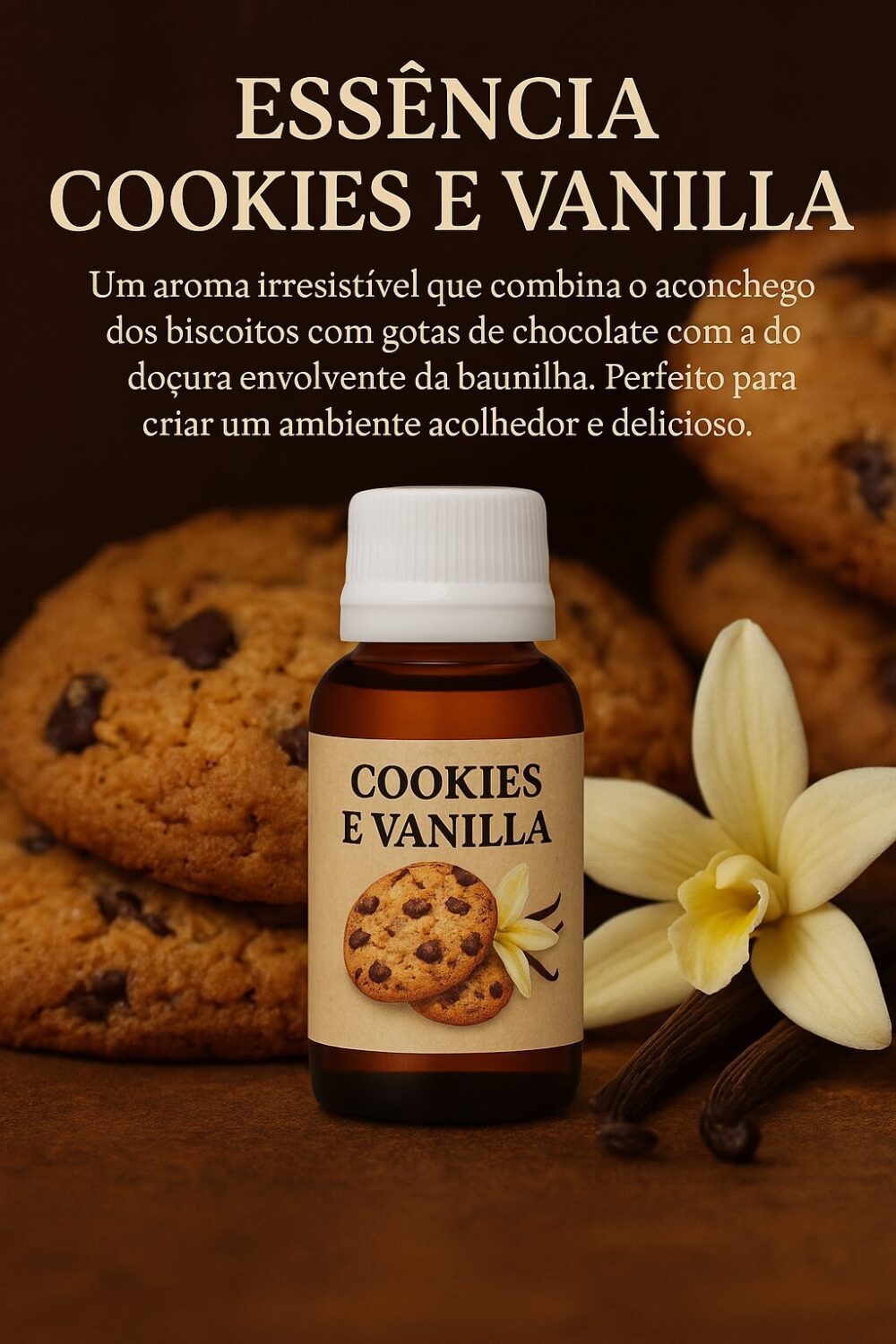 Essência Cookies e Vanilla 100 ml