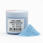 Corante  Azul Bebê Saramanil em pó para velas - Imagem 2