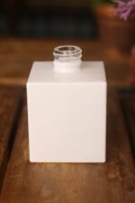 Frasco Vidro Cubo Branco 100ML R28/410